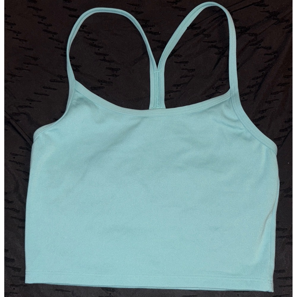 Everyday Yoga Turquoise Delight Racerback Sports Bra,‎ Small